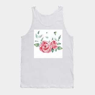 Watercolor Flower Tank Top